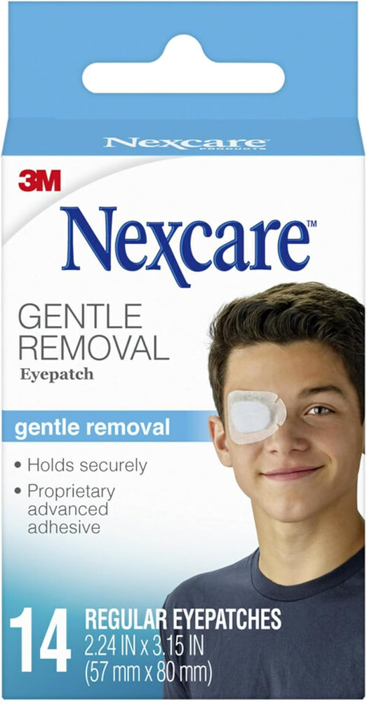 Nexcare Gentle Removal Eye Patch, Regular Size