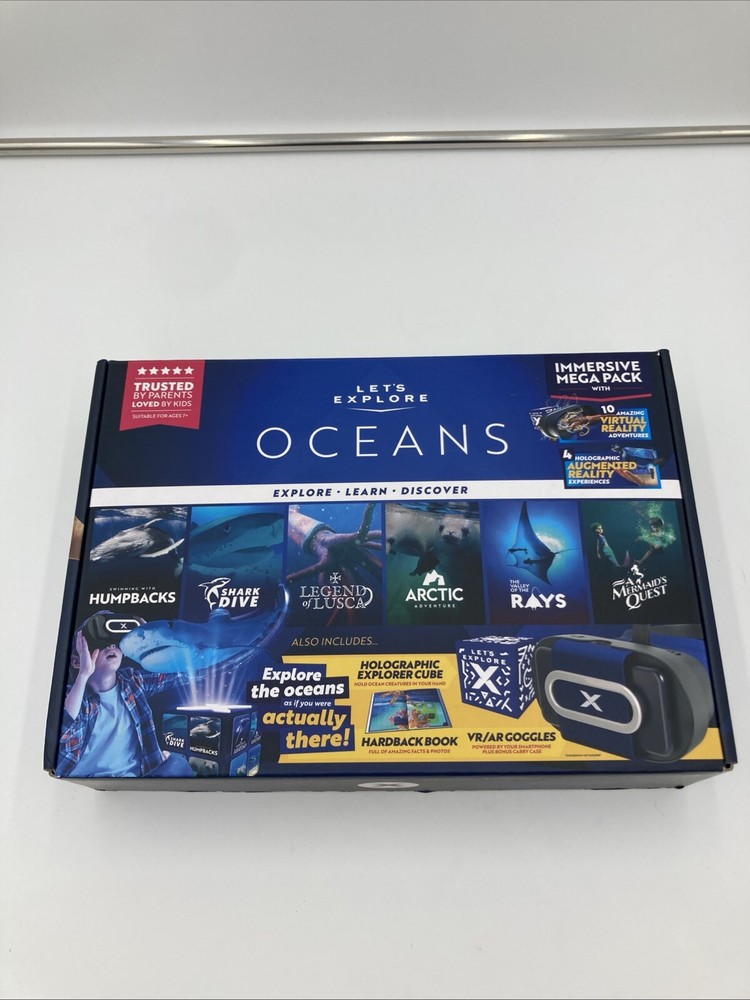 Let's Explore Oceans VR Immersive Mega Pack with VR Goggles