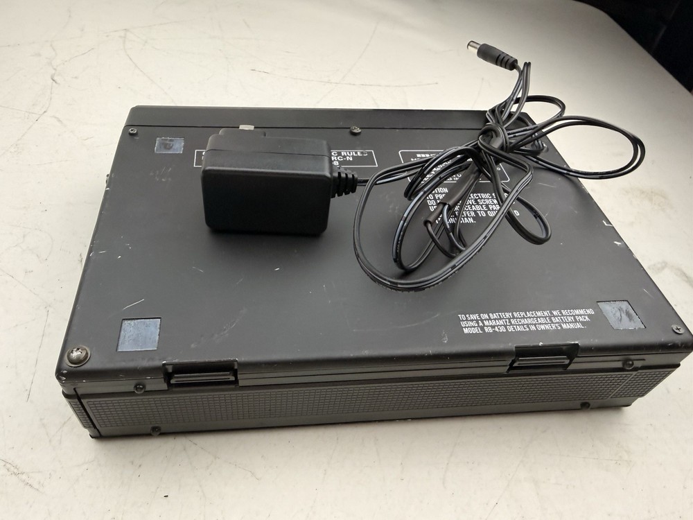 Marantz PMD201 Portable Cassette Recorder Player W/Power, Working