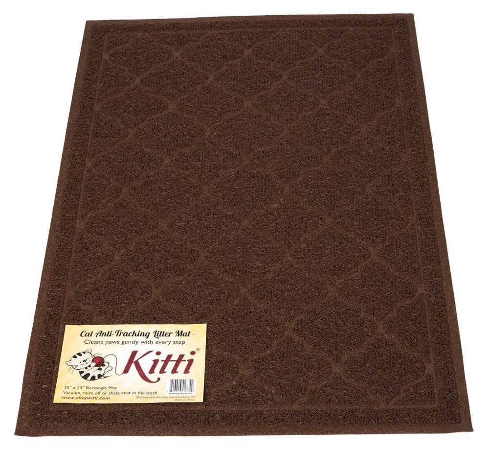 Cat Litter Anti Tracking Mats, Brown
