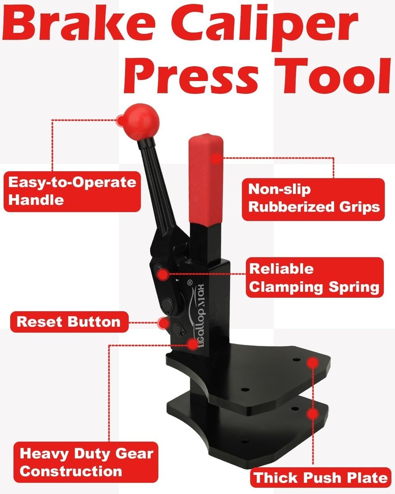 Multi Piston Brake Spreader Caliper Compression Tool Patented