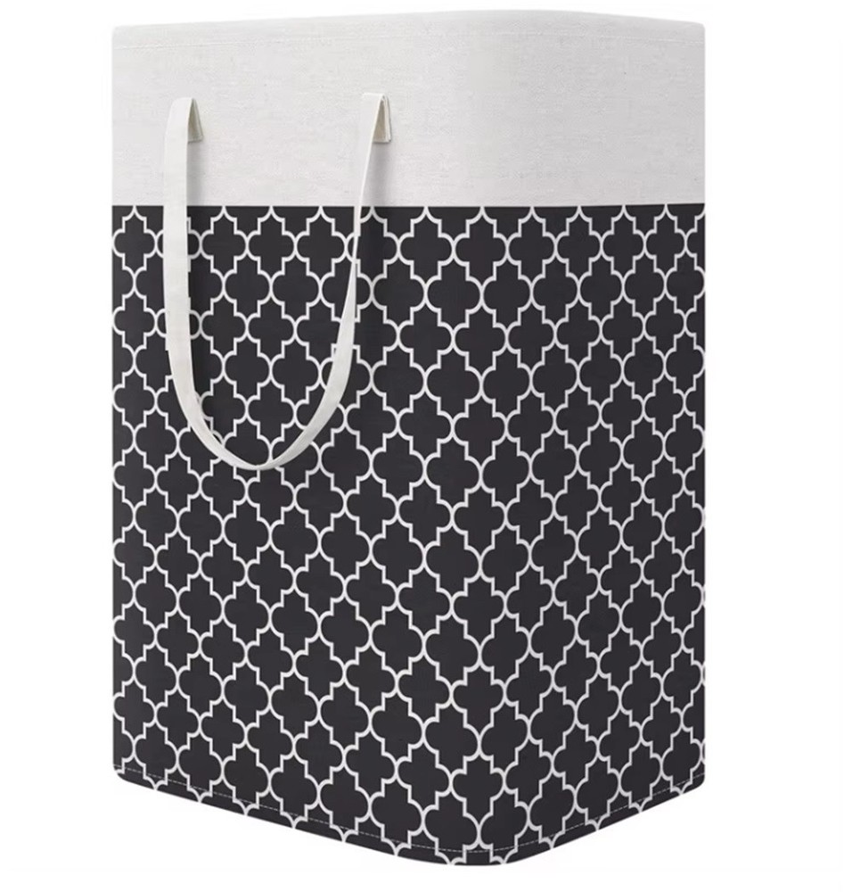 Large Foldable Collapsible Laundry Basket Waterproof Freestanding Hamper
