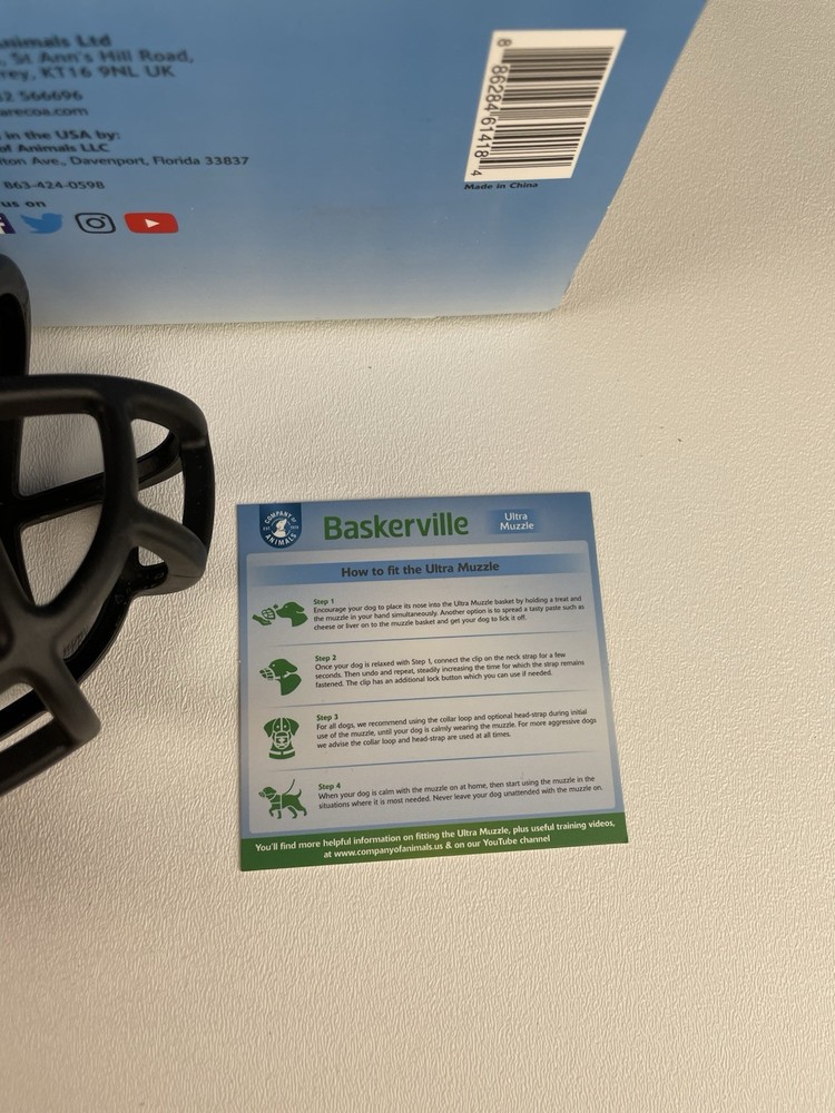 New Baskerville Ultra Basket Muzzle Size 4