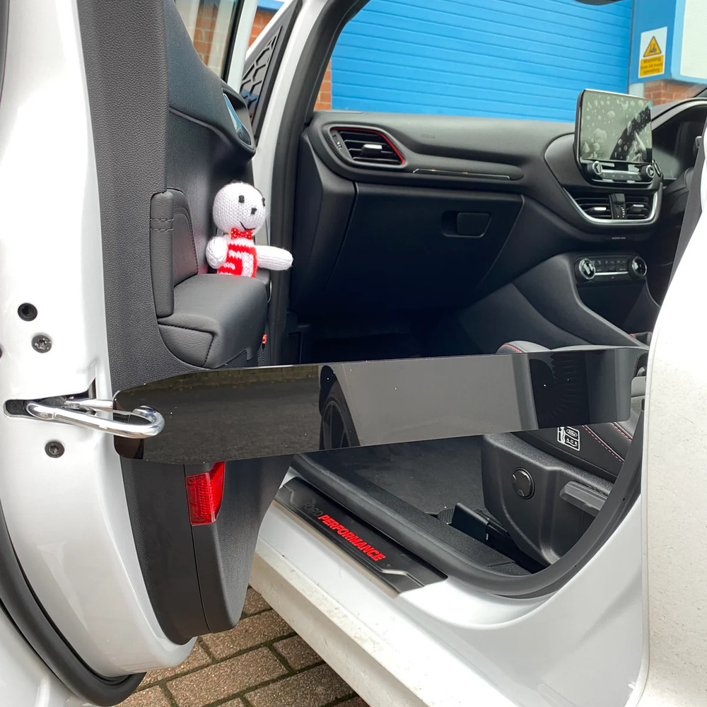 Universal Acrylic Front Car Door Prop - Gloss Black