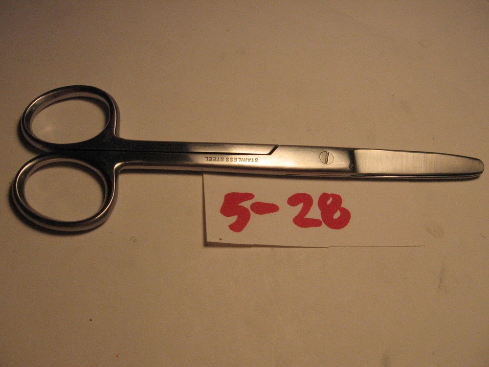 OPERATING SCISSOR STRAIGHT, BLUNT/BLUNT POINTS 6-1/2"