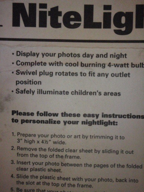 My Photo Nite Light