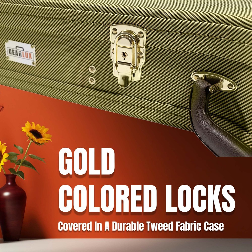 Gearlux Banjo Hard Case - Tweed