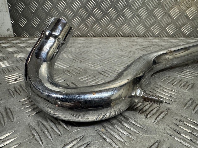 MOTORCYCLE exhaust down pipe header
