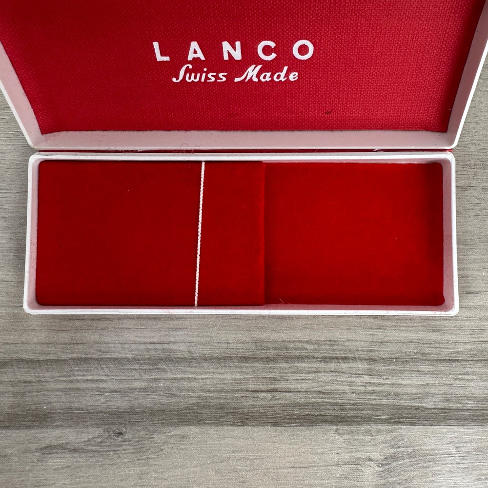 Vintage Lanco Watch Box Mint!