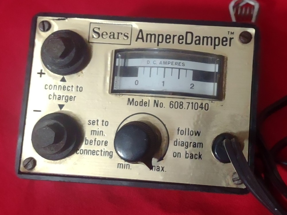 Vintage Sears Ampere Damper Current Limiter Model 608.71040 - Untested