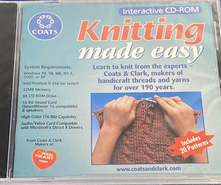 Knitting Made Easy (Interactive CD-Rom, 2002)