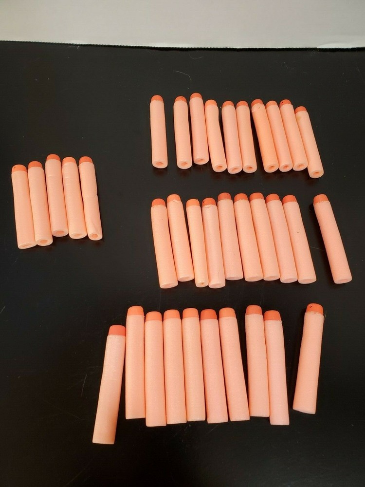 35 Nerf Orange Darts with Orange Tips