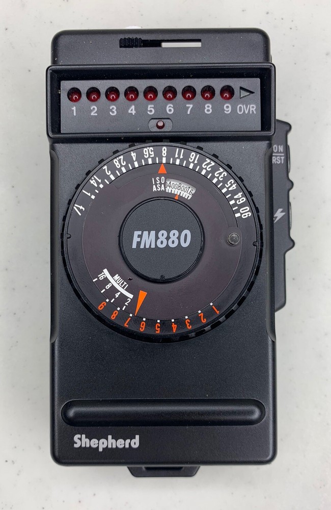 Shepherd FM880 Electronic Camera Flash Meter with Softcase Case - Untested