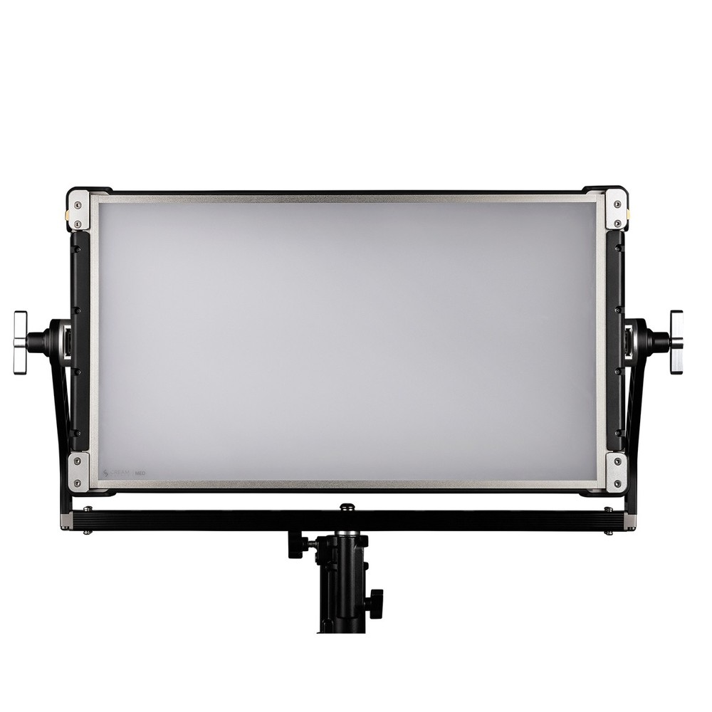 Creamsource Vortex8 Soft 2x1 RRGBBW 650W LED Light with Yoke, Dome Diffuser and