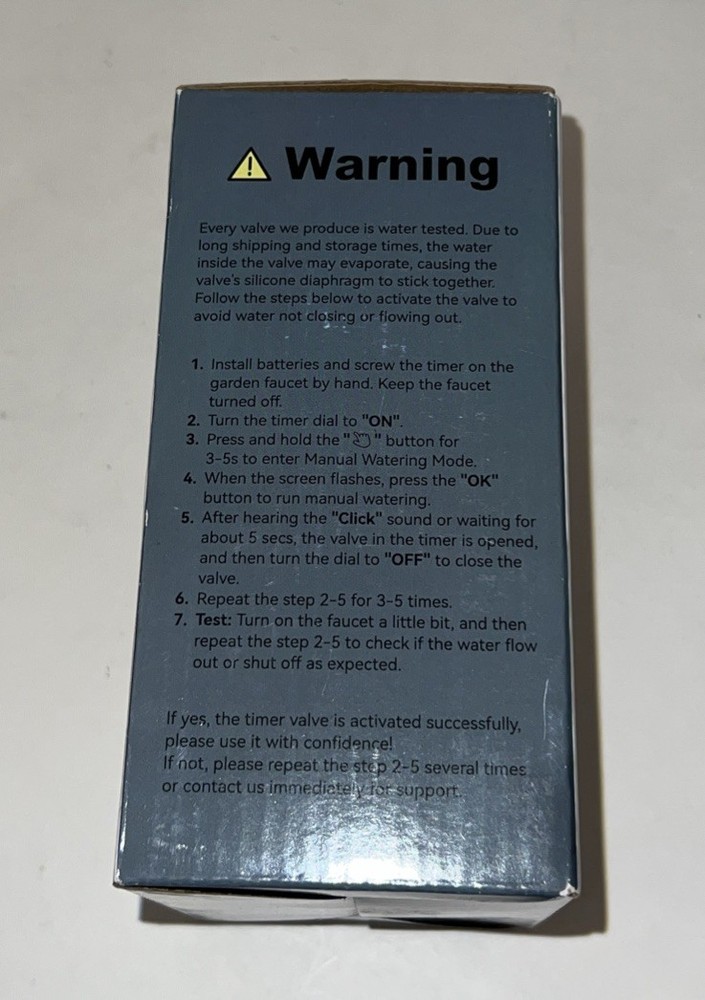 1-Zone Programmable Water Timer ITV116 Water/Rustproof