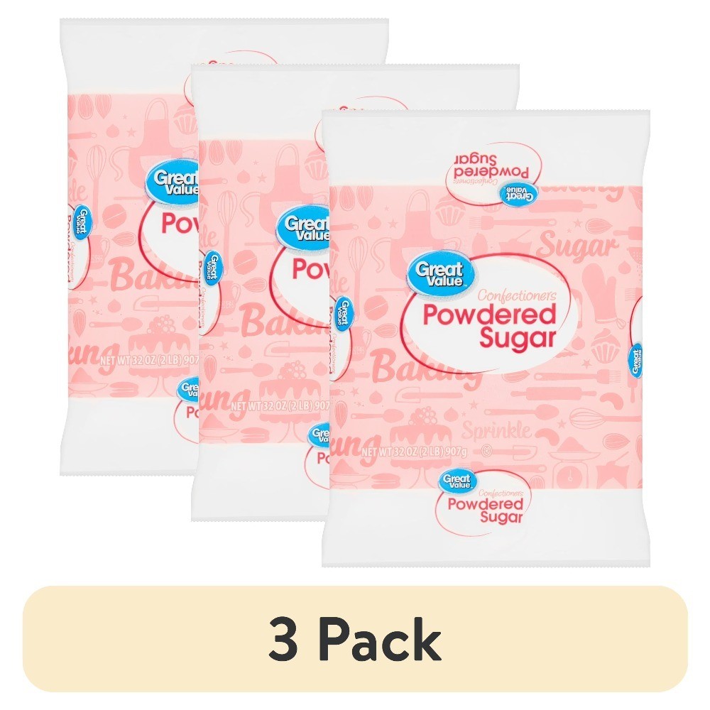 Powdered Sugar Confectioners 3 Pack 32 oz Total