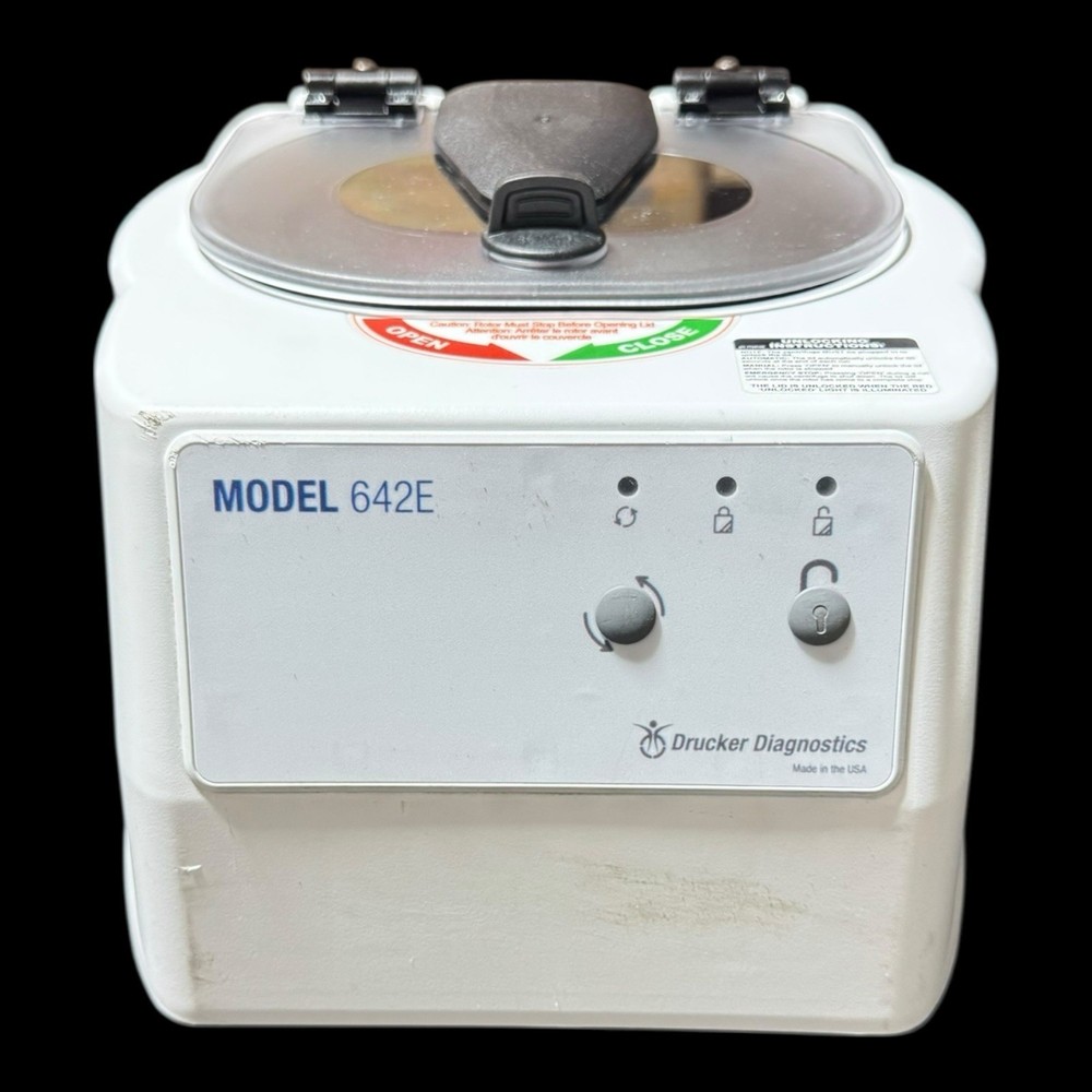 Drucker Diagnostics 642E Compact Single Speed Electronic Centrifuge