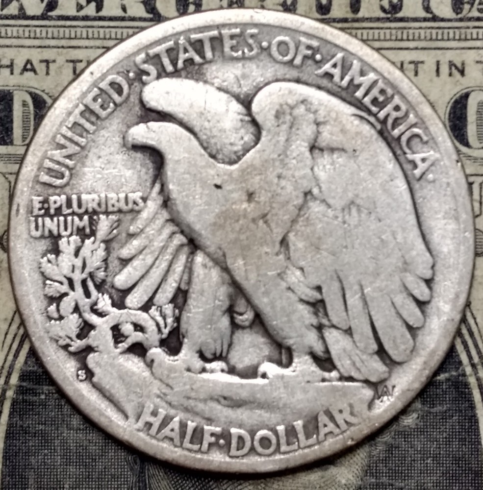 1923-S Walking Liberty Half Dollar