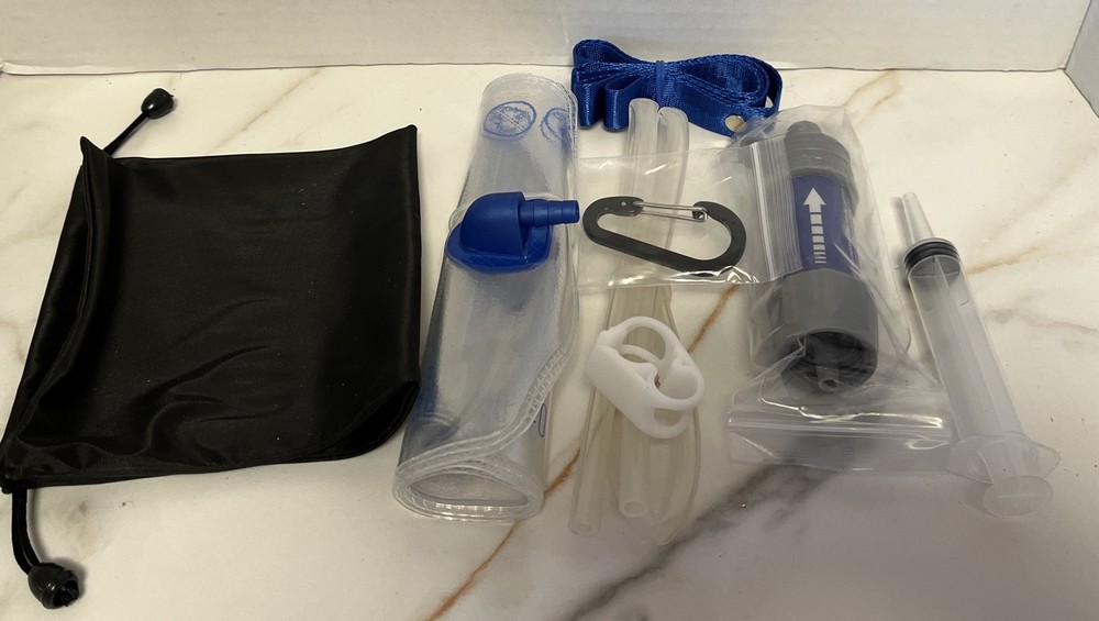 Gravity Water Filter 3L Gravity Bag Camping Water Filtration System Tree Strap
