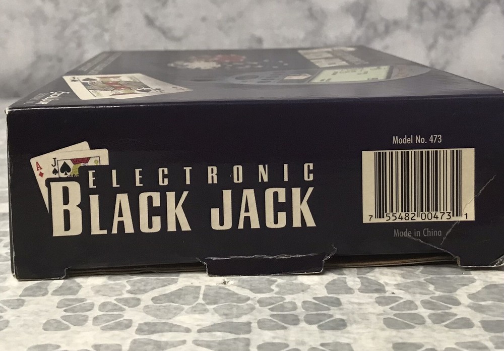 Excalibur Electronics Electronic Black Jack Handheld Game Tested Working 473