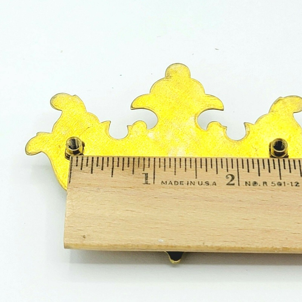Vintage Brass Drawer Pull Chippendale Style Salvage Hardware SINGLE ONLY