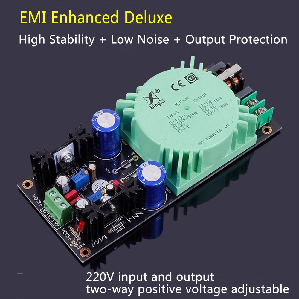 1pc EMI 25W Adjustable Voltage Regulator Talema Linear Power Supply Dualer LM317