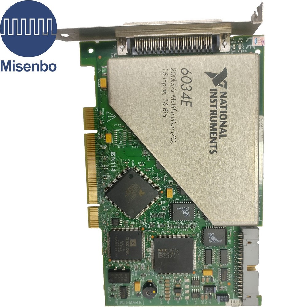 Tested National Instruments PCI-6034E DAQ Card 16 bit Analog Input Multifunction