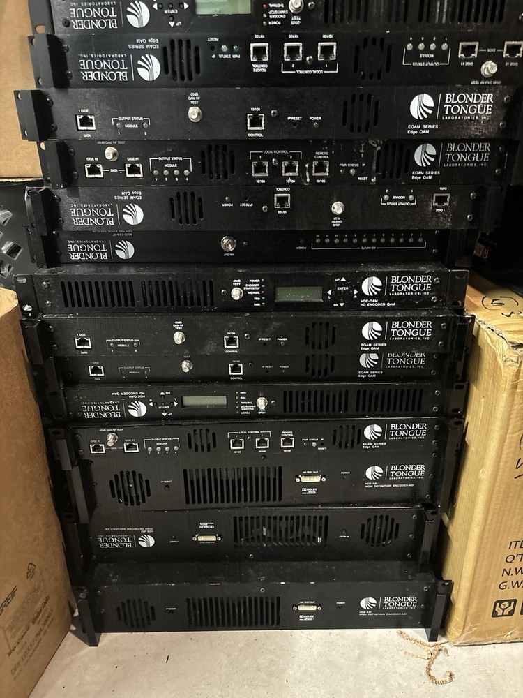 Blonder Tongue Laboratories QAM Encoder , HDE-ASI, HD ENCODER - EQUIPMENT LOT !!