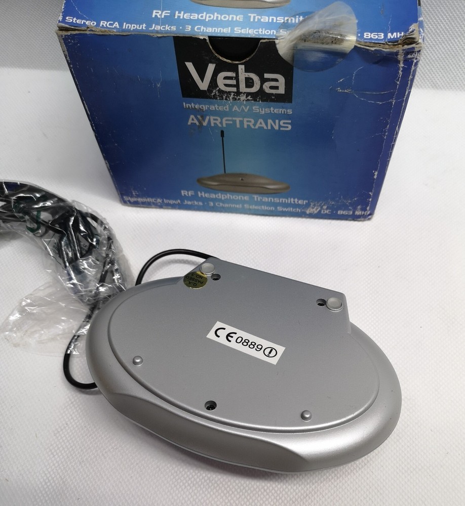 VEBA Integrated A/V Systems (AVRFTRANS) RF Headphone Transmitter NOS#