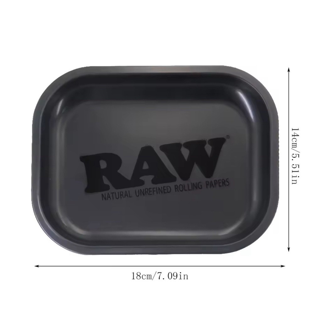 RAW Matte Black Small Rolling Tray