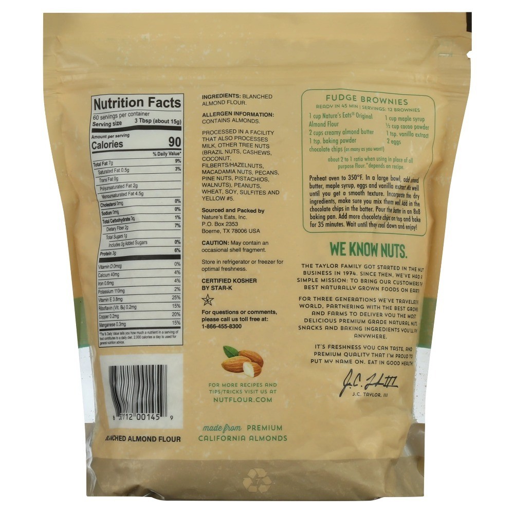Nature's Eats Blanched Almond Flour, 32 Oz