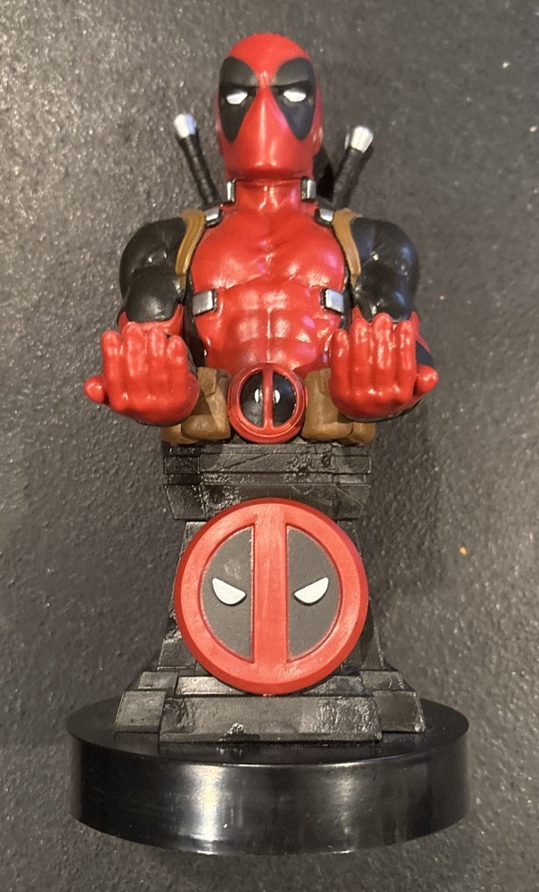 Official Marvel Deadpool Cable Guys Controller Phone Holder Charging Stand
