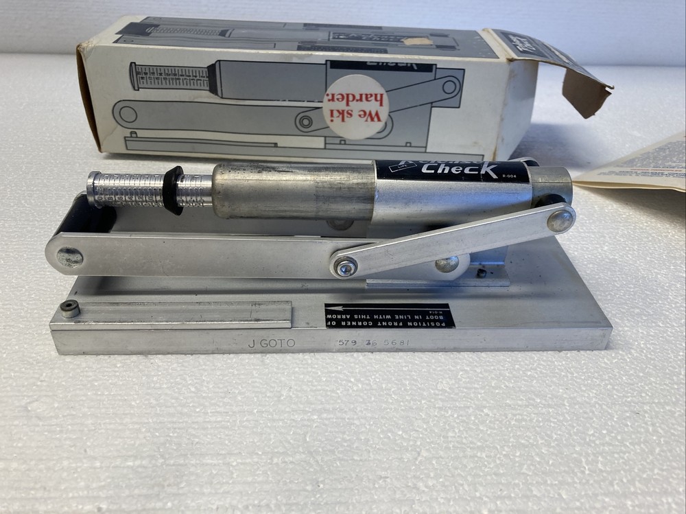 Vintage Garcia Ski Corp Release Check