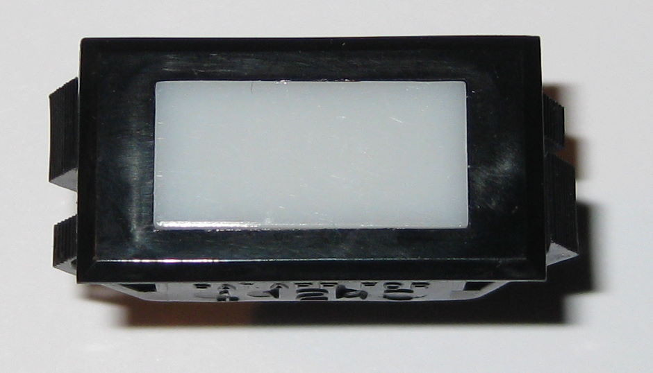 Solico Series 25 Amber Rectangular Panel Mount Indicator Light - 125V Neon