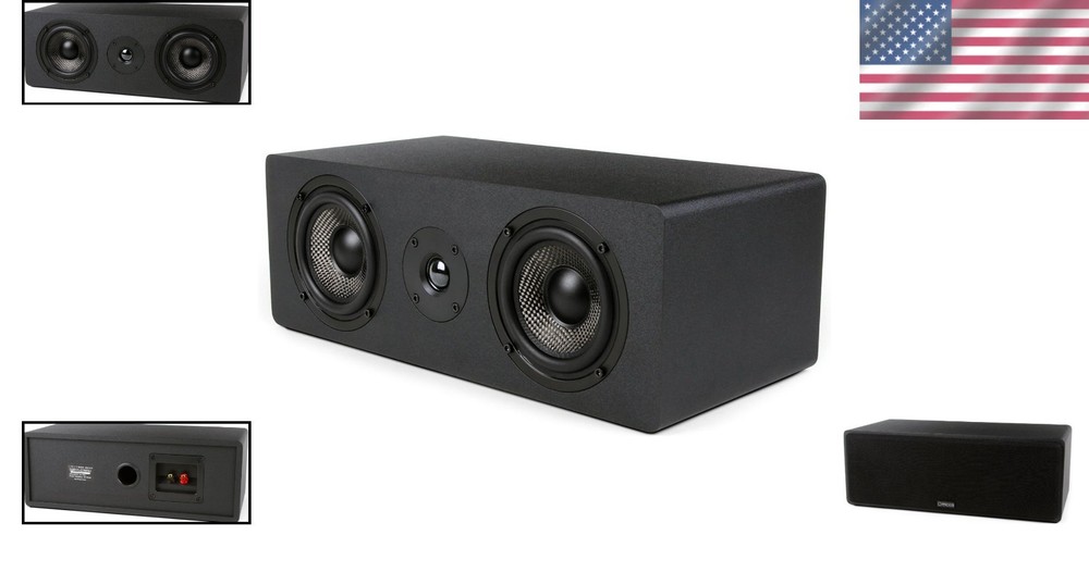 High Performance Home Theater Speaker, Black
