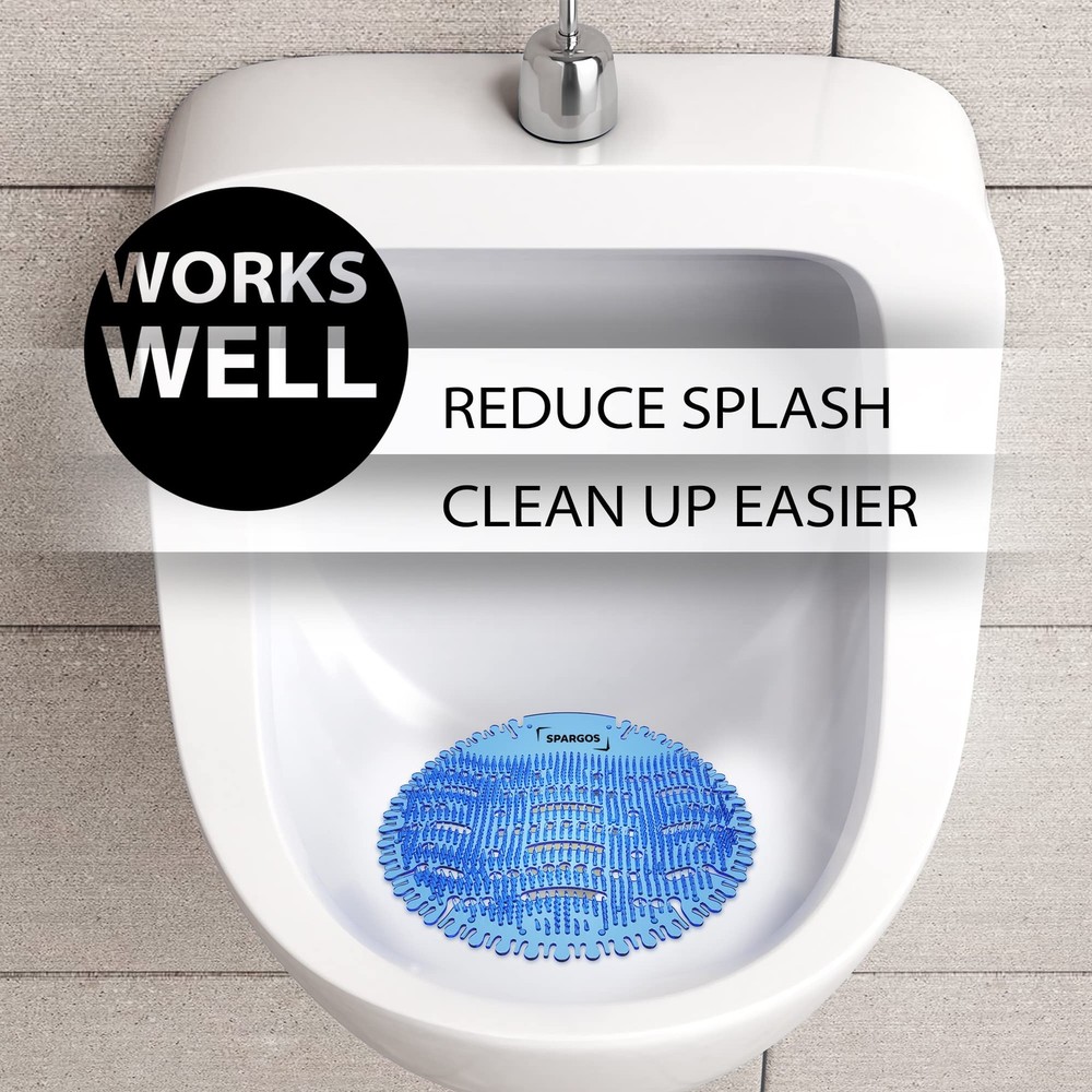 Urinal Screen Deodorizer (36 Pack) - Cakes 36 Count (Pack of 1), Blue