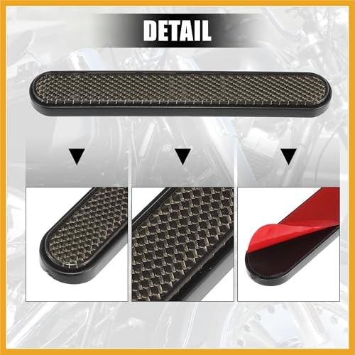 Front Lower Fork Reflector Sticker Rear Saddlebag Reflective Cover Universal