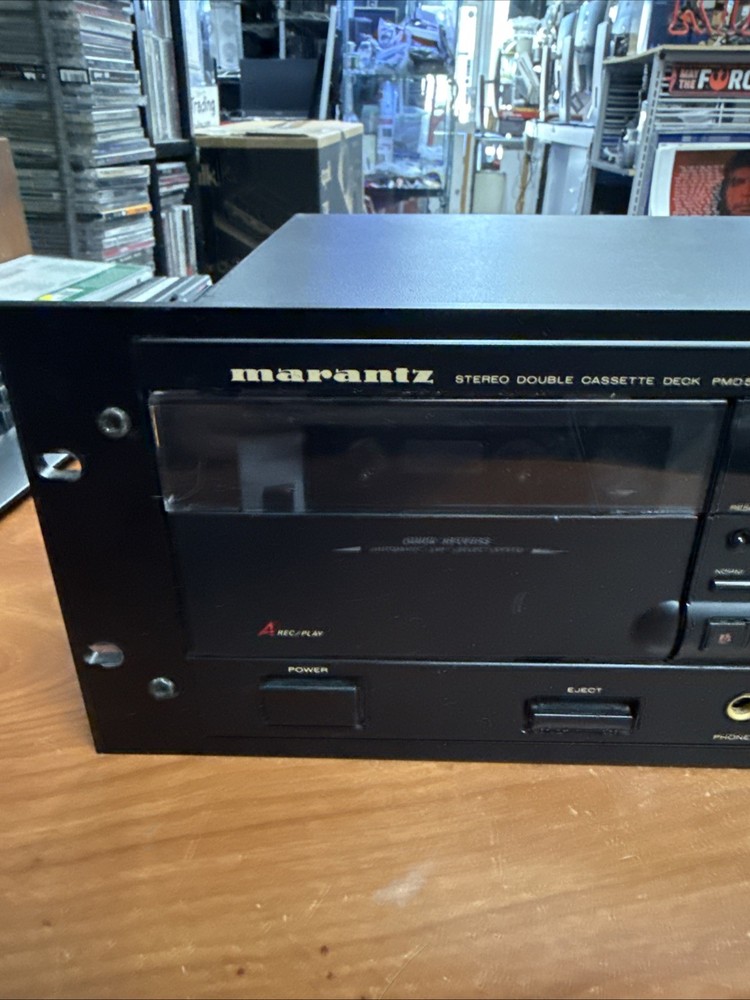 Marantz PMD500U Professional Stereo Double Cassette Deck AS-IS ONLY