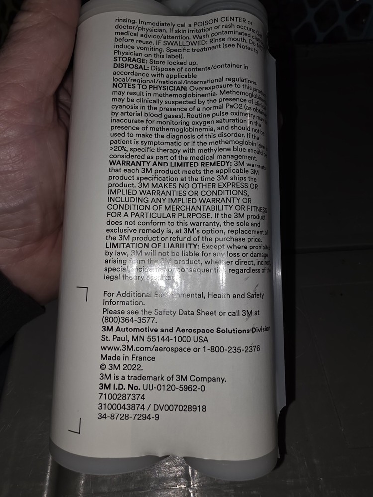 3m structural adhesive 400ml SA9860 b/a