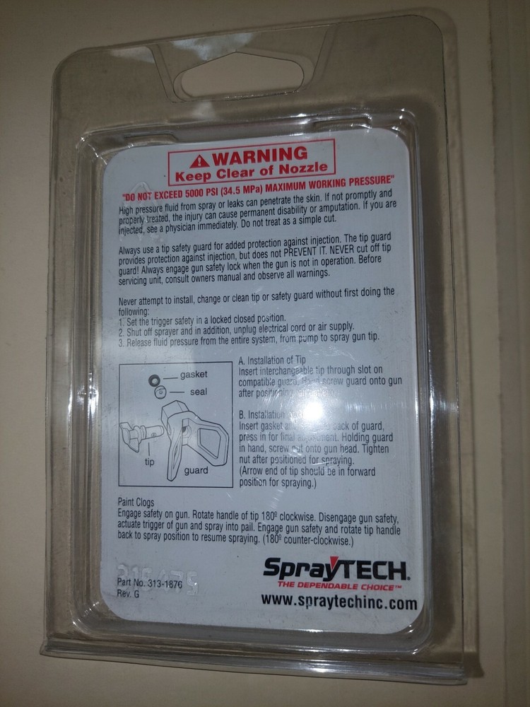 Spraytech XL-1 Reversible Tip 411 P/N 0550411