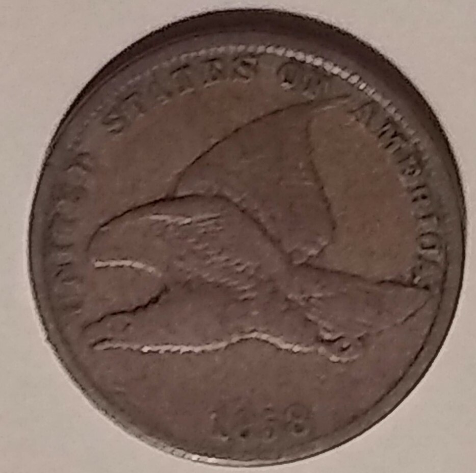 1858 Flying Eagle First Small Cent Short Lived Pre Civil War ~ (# A)