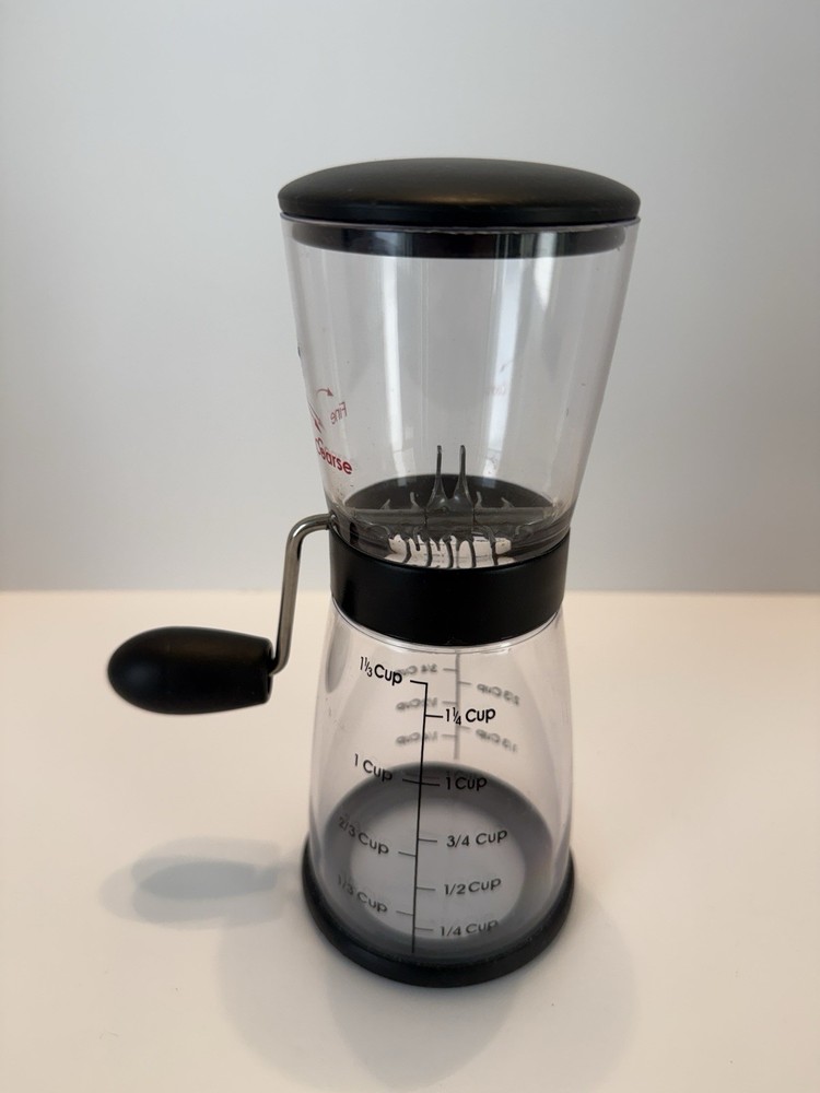Progressive Manual Nut Chopper Plastic Black 1 1/3 Cup
