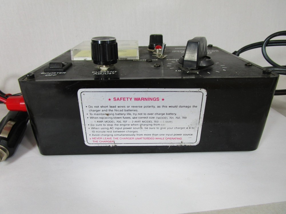 MODEL CRAFT MFG Pro-Tech Super Charger RC #701 Input & Current Adjust Trickle
