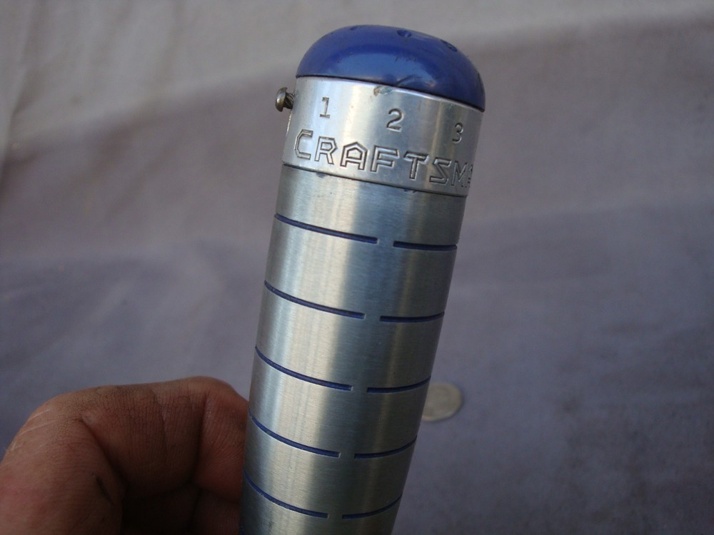 Vintage Craftsman Push Drill With 7 Bits