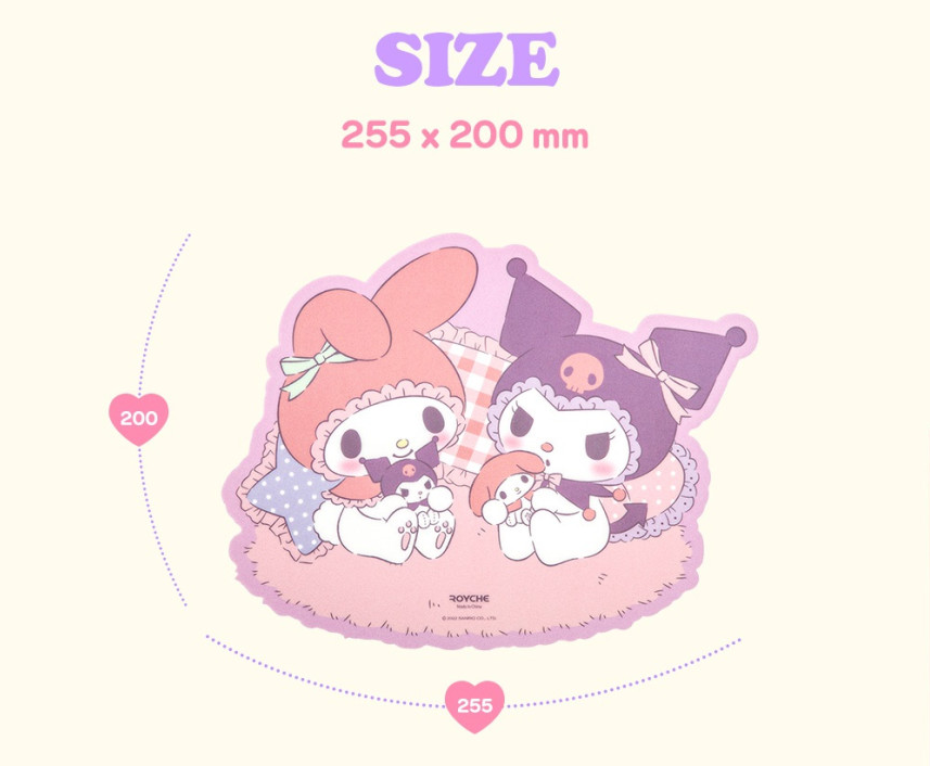 Royche Sanrio Silent Bluetooth Wireless Multi Pairing Mouse / Mouse Pad