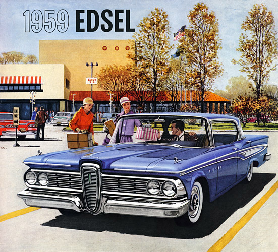 1959 Edsel Corsair  Refrigerator / Tool Box  Magnet