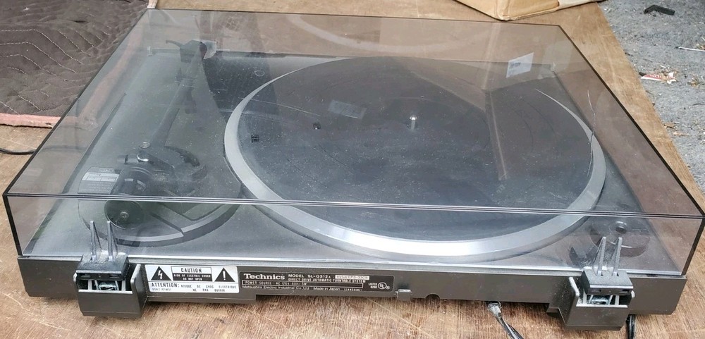 Technics SL-Q312 Quartz Automatic Turntable System Direct Drive Working Vintage