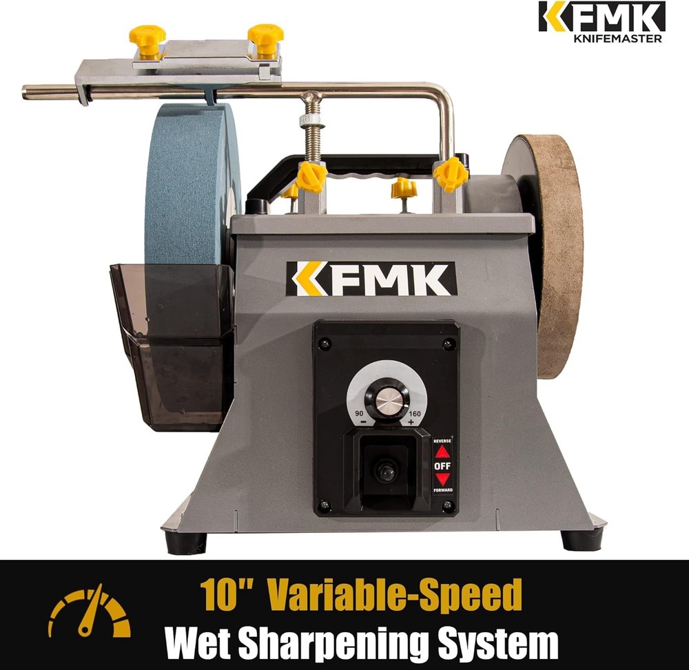 Wet Bench Sharpener 10in Variable Speed Knife Chisel