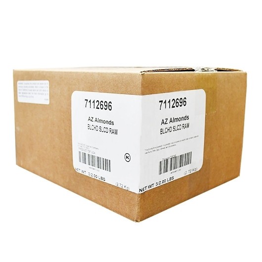 Azar Slice Blanched Almond, 2 Pounds, 3 Per Case