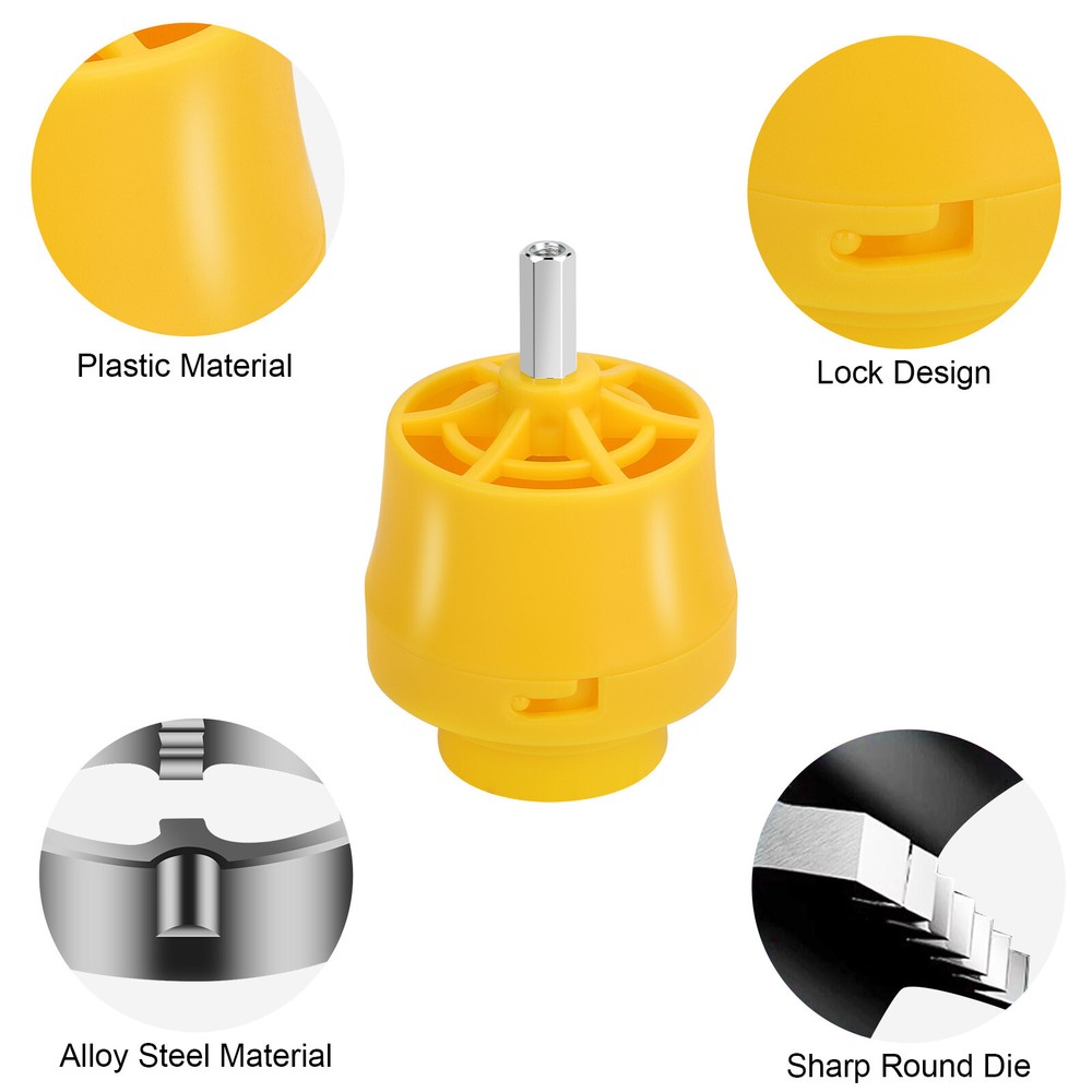 6Pcs PVC Thread Maker Tool Pipe Threader Plumbing Tool Pipe Threader Set